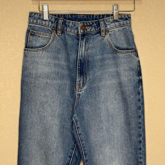 Rolla's Original High Rise Straight Jeans Women's Size 27 Medium Blue Denim - Picture 3 of 10